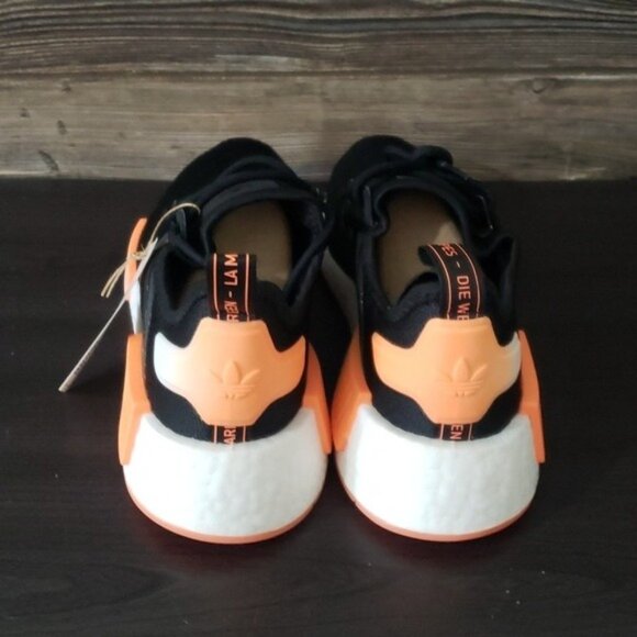 New Adidas NMD Womens Black Shoes Size 9 Casual Streetwear Everyday Walking - Picture 6 of 10